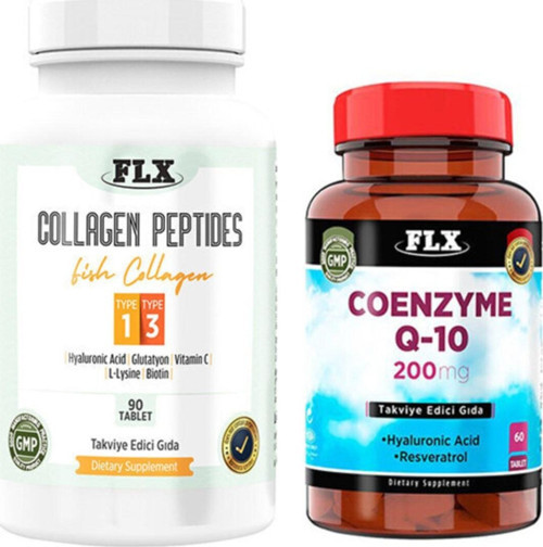 Kollajen Tip 1-3 90 Tablet & Coenzyme Q-10 200 Mg 60