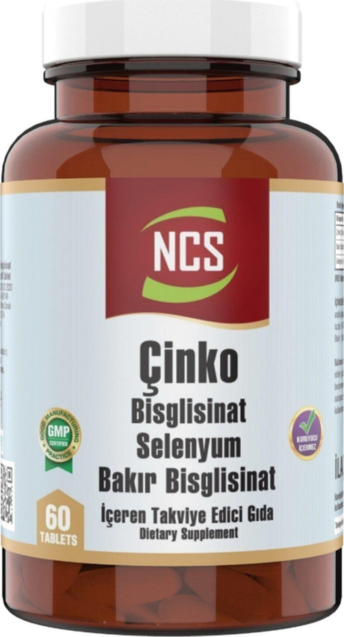Çinko Bakır 60 Tablet Selenyum