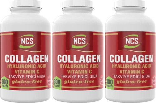 Hidrolize Collagen 3 Kutu 900 Tablet Hyaluronic Acid C Vitamini