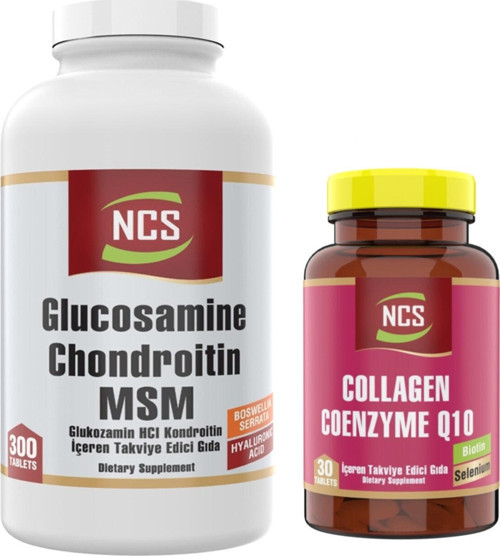 Kollajen Coenzyme 30 Tablet+Glucosamine Chondroitin Msm 300 Tab
