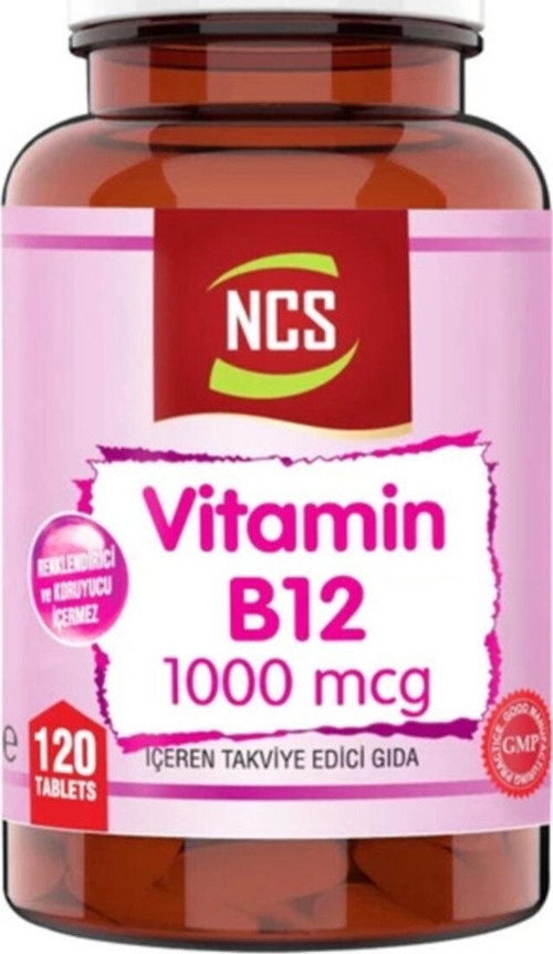Vitamin B12 ( Metilkobalamin ) 1000 Mcg 120 Tablet