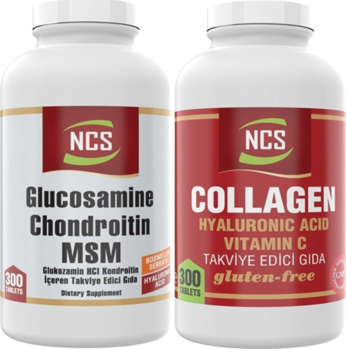 Glucosamine Chondroitin Msm Hyaluronic Acid 300 Tablet Hidrolize Collagen Cvit 300 Tablet