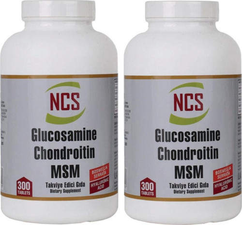 Glucosamine Chondroitin Msm Hyaluronic Acid Bosvella 300 Tablet X 2 Adet