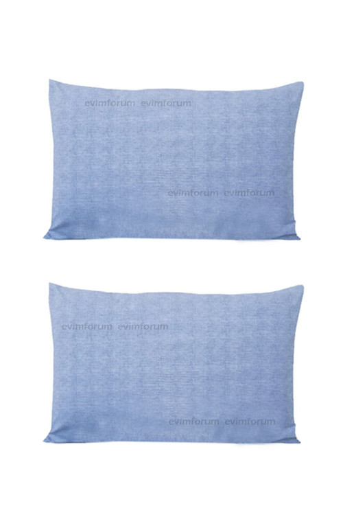 2 Adet Kapaklı Yastık Kılıfı 5 Farklı Renk 50*70 Cm