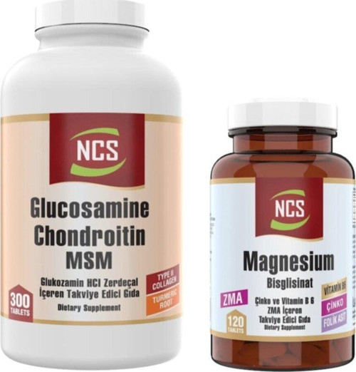 Magnesium Çinko Vitaminb6 120 Tablet+Glucosamine 300 Tablet