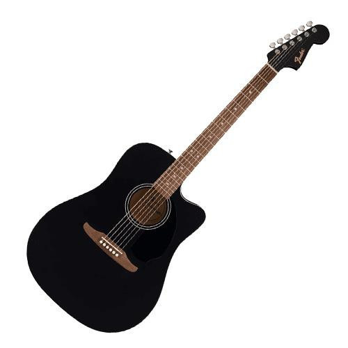 California Debut Redondo CE Dreadnought Ceviz Klavye Black Elektro Akustik Gitar