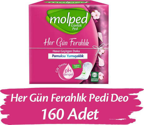Her Gün Ferah Günlük Pedi Deo 160 Adet