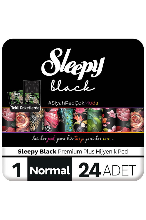 Black Premium Plus Hijyenik Ped Normal 24 Adet Ped