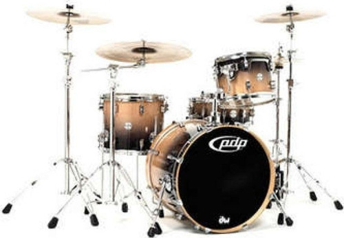DW Pacific Drums Natural Charcoal Fade Davul Seti
