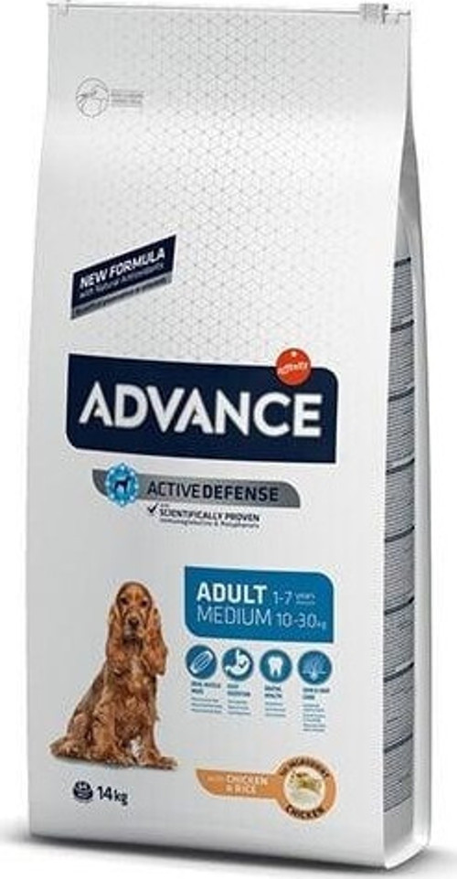 Adult Medium Tavuklu Orta Irk Yetişkin Köpek Maması 14 Kg