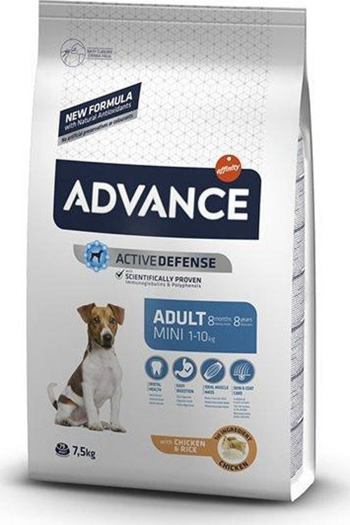 Adult Mini Tavuklu Küçük Irk Yetişkin Köpek Maması 7.5 Kg