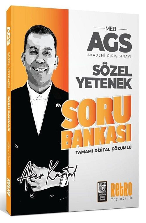 Retro 2026 MEB-AGS Sözel Yetenek Soru Bankası Çözümlü - Aker Kartal Retro Yayıncılık