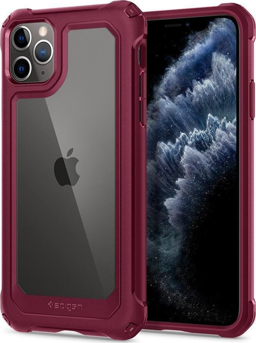 iPhone 11 Pro ile Uyumlu Kılıf Gauntlet Iron Red