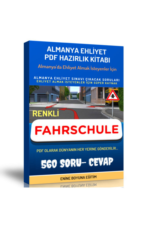 Enine Boyuna Eğitim Almanya Ehliyet Pdf Hazırlık Kitabı - E Kitap