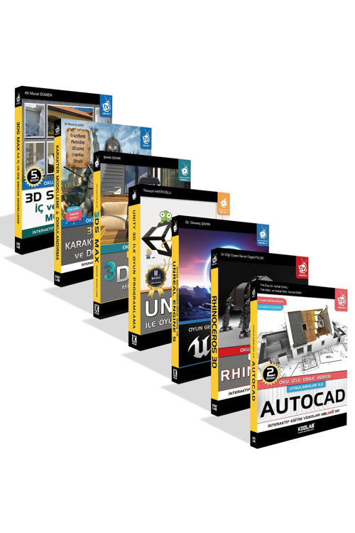 Kodlab Yayın 3D Modelleme Ve Animasyon Seti 2