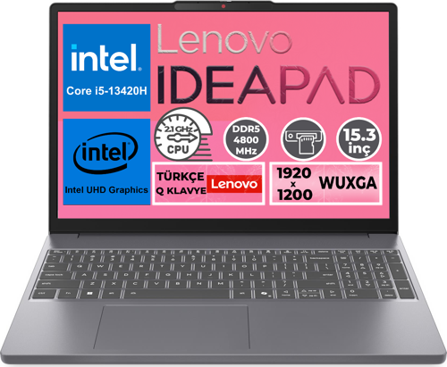 IdeaPad Slim 3 15IRH10 i5-13420H 40GB 1TB SSD 15.3" WUXGA W11P Notebook 83K1004ETR 015
