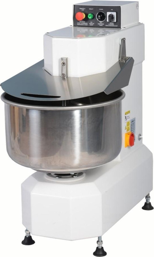 ISM 50-VE Spiral Hamur Yoğurma Makinası 50 Lt Kazan 20 Kg Un Kapasiteli Hız Kontrollü 220v/1p/50hz