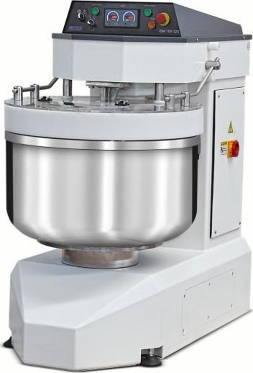 ISM 100-32S Spiral Hamur Yoğurma Makinası 100 Lt Kazan İki Yönlü Kazan 50 Kg Un Kapasiteli İki Devirli İki Yöne Dönen Kazan 380v/3p/50hz
