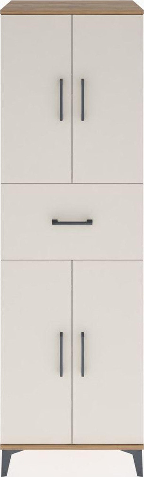 Hyperion Dolap 3 Raflı 1 Çekmeceli 4 Kapaklı 60 x 44 x 195 cm Çam - Aytaşı
