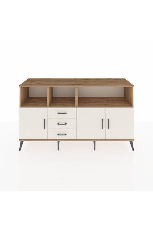 Kronos Konsol 5 Raflı 3 Çekmeceli 3 Kapaklı 176 x 59 x 99 cm Çam - Aytaşı