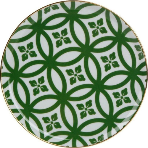 Morocco Desen1 Yeşil 28cm Yemek Tabağı - 162928