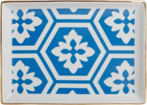Morocco Desen2 Mavi 18x13 Cm Kahvaltı Tabağı - 358819