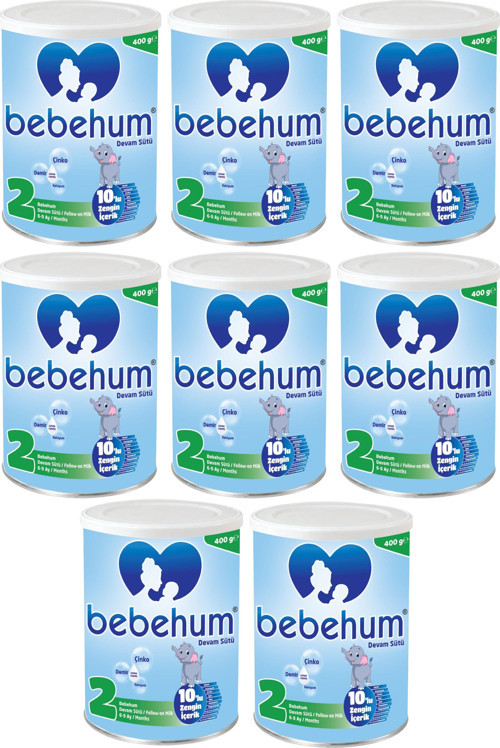 2 Numara Teneke Devam Sütü 6-9 Ay 400 gr x 8 Adet