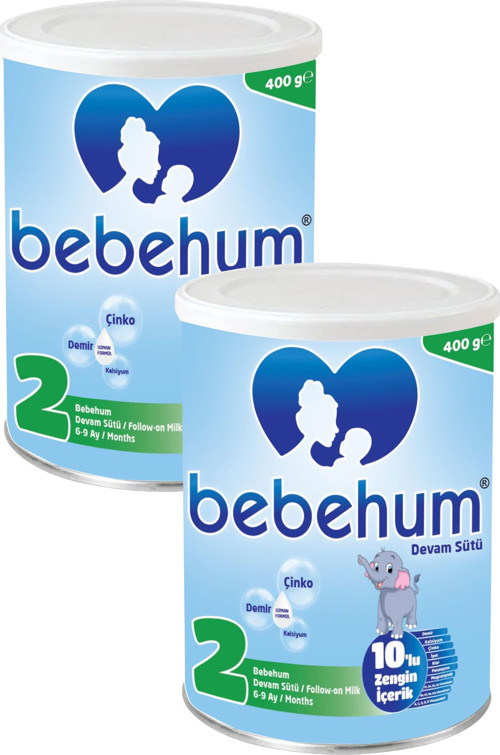 2 Numara Teneke Devam Sütü 6-9 Ay 400 gr x 2 Adet