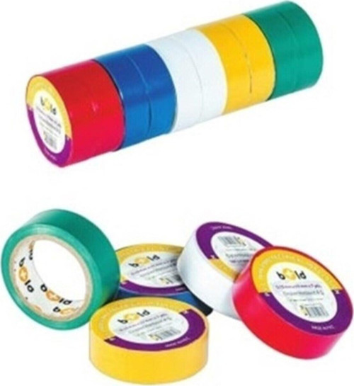 Elektirik Bandı Karışık Renkli 10 Lu