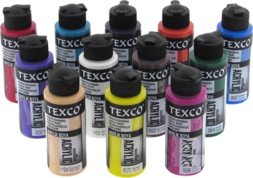 Texco Akrilik Boya Seti 12 X 110 Cc.