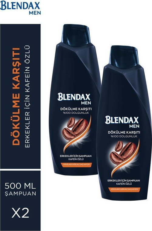 Kafein Özlü Şampuan 500 ml x 2 Adet