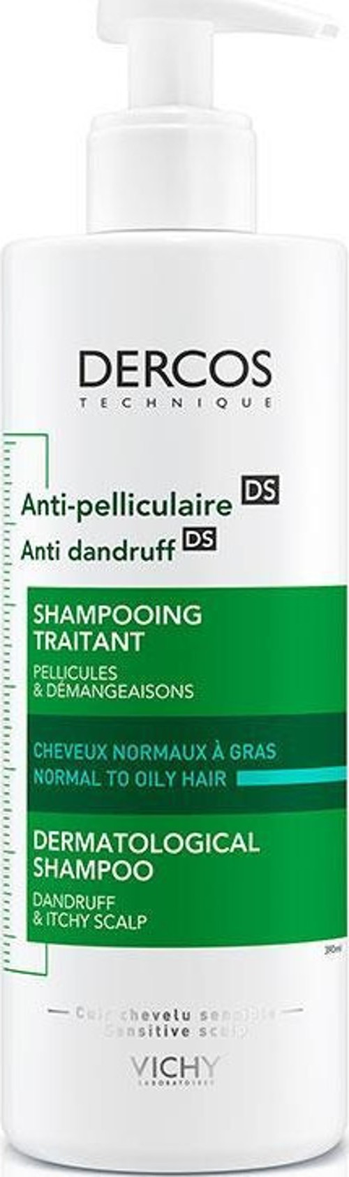 Dercos Anti-Dandruff Normal ve Yağlı Saçlar için 390 ml Kepek Şampuanı