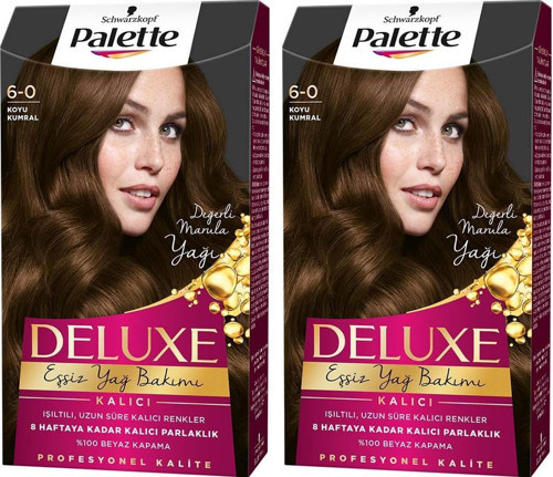 Deluxe 6-0 Koyu Kumral X 2 Adet Saç Boyası