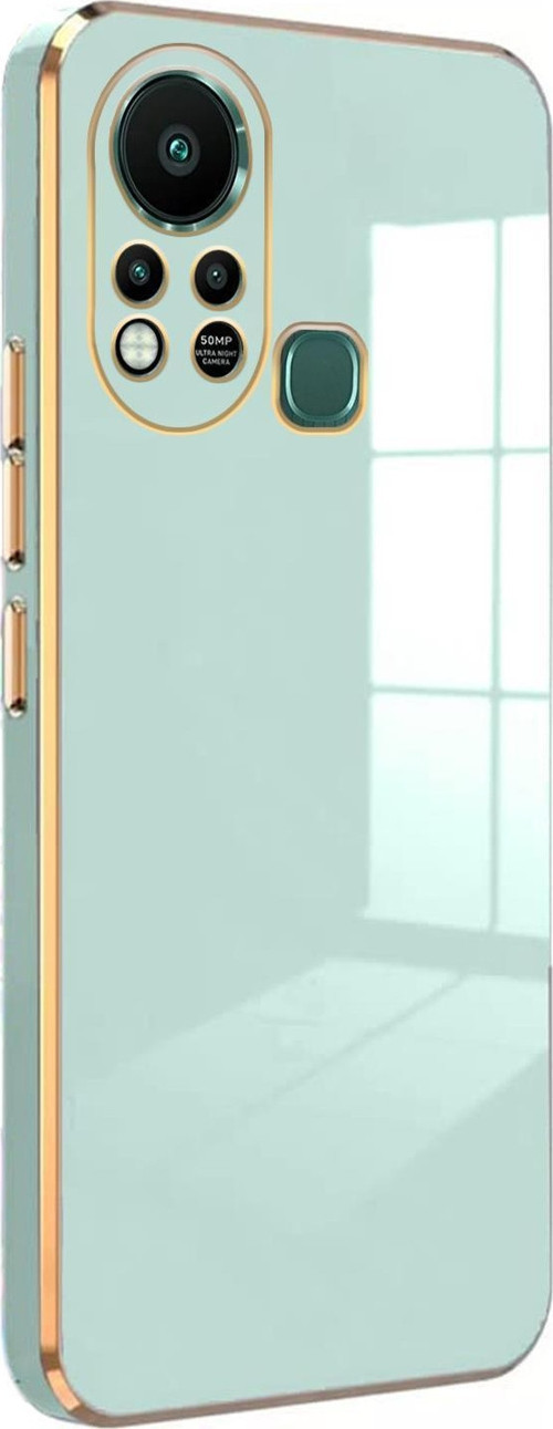 Infinix Hot 11S Kılıf Olive Plated Yeşil