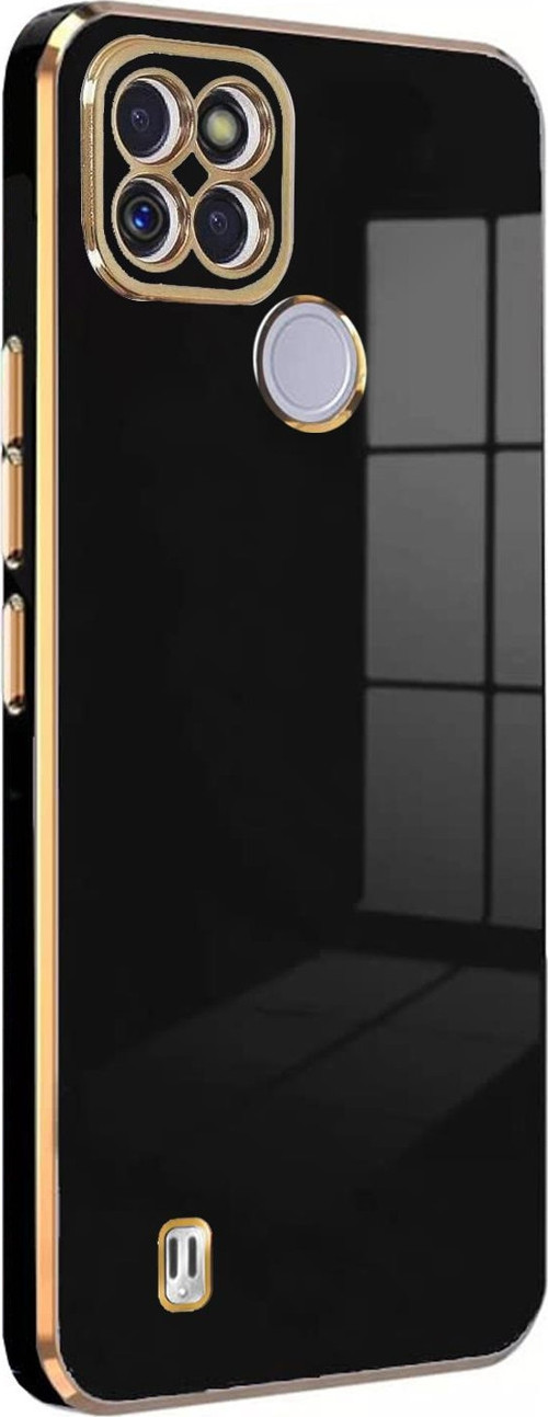 Realme C21Y Kılıf Olive Plated Siyah