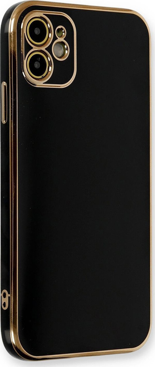Apple iPhone 12 Kılıf Olive Plated Siyah