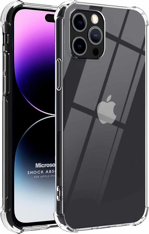 Apple iPhone 14 Pro Max Kılıf Shock Absorbing Şeffaf