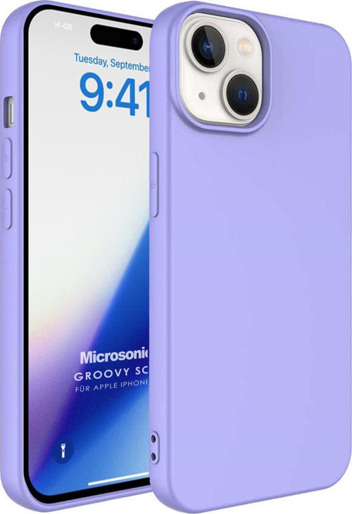 Apple iPhone 15 Kılıf Groovy Soft Lila