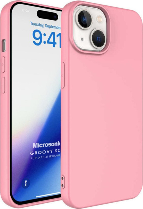Apple iPhone 15 Kılıf Groovy Soft Rose Gold