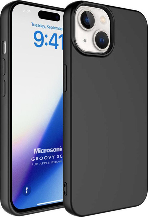 Apple iPhone 15 Kılıf Groovy Soft Siyah