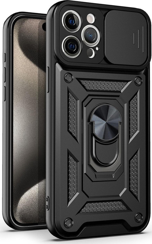 Apple iPhone 15 Pro Kılıf Impact Resistant Siyah