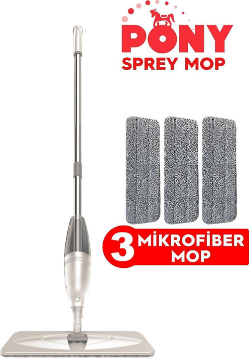 SPREY MOP 3 MİKROFİBER MOP SET KREM