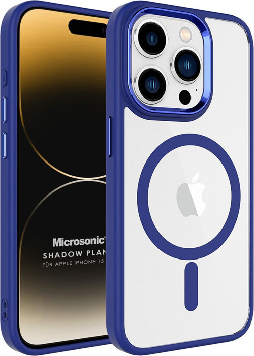 Apple iPhone 15 Pro Max Kılıf MagSafe Shadow Planet Lacivert