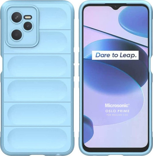 Realme C35 Kılıf Oslo Prime Mavi