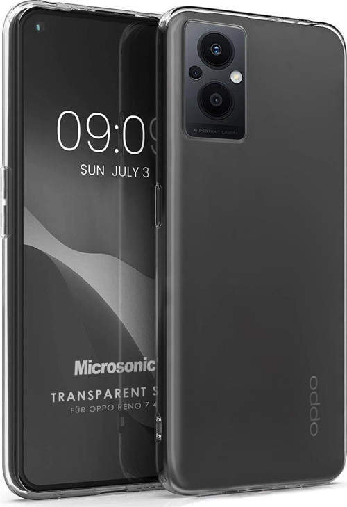 Oppo Reno 7 Lite Kılıf Transparent Soft Şeffaf