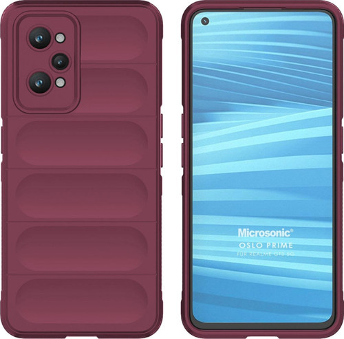 Realme GT 2 5G Kılıf Oslo Prime Bordo