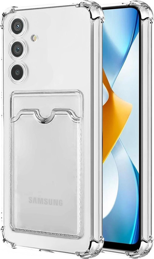 Samsung Galaxy A14 Card Slot Shock Kılıf Şeffaf