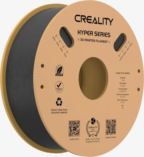 Hyper Pla Siyah 1.75 Mm 3D Yazıcı Filament 1Kg