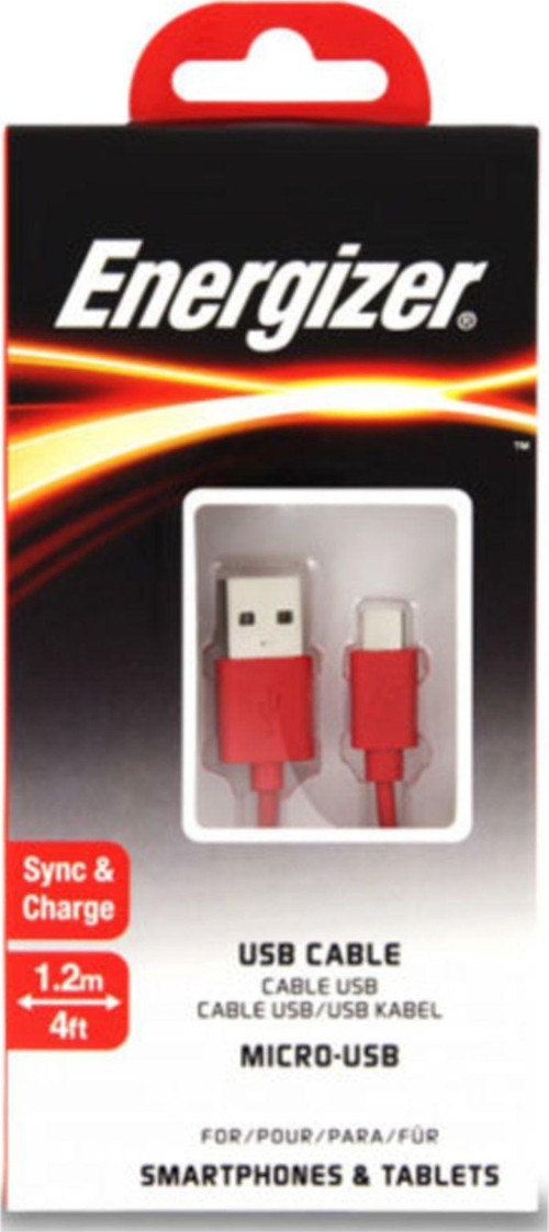 C12Ubmcgrd4 1.2 Metre Flat Micro Kırmızı Usb Kablosu