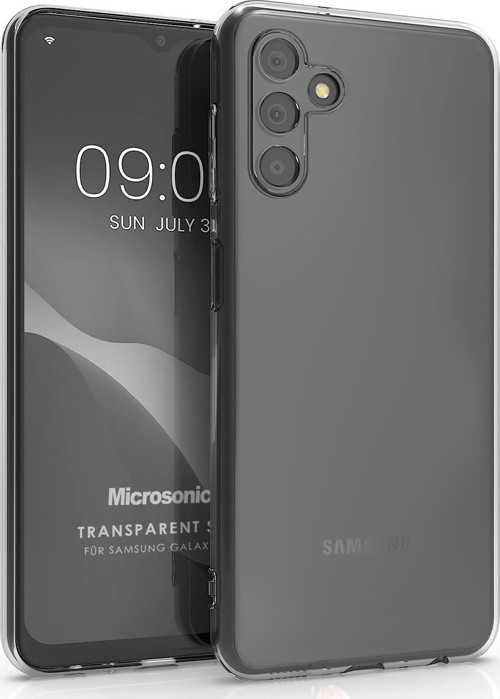 Samsung Galaxy A14 Kılıf Transparent Soft Beyaz